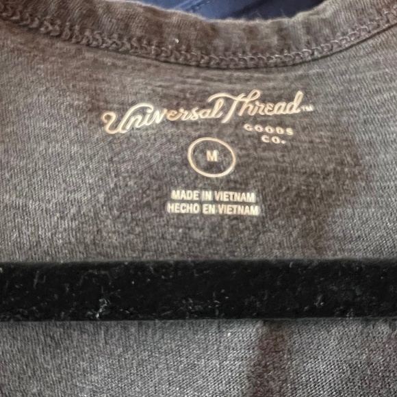 Universal Thread Charcoal Gray/ Black Tank Top - Picture 2 of 4